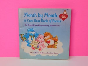 Month By Month Care Bear Book of Poems Paperback Book 1984 Random House Vintage - Imagen 1 de 20