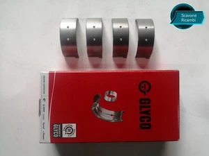 SERIE Bronzine di Biella TRIMETALLICHE per Fiat 500 F/L/R - 126 STD Marca GLYCO - Foto 1 di 3