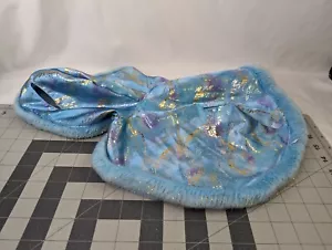 Build a Bear Clothes Golden Glistens Blue Starry Swirl Reindeer Cape 2016 - Picture 1 of 7