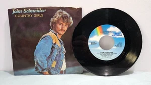 John Schneider- Country Girls 45 RPM Vinyl Record LP w/ Picture Sleeve - Picture 1 of 2