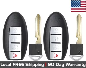 2x New Replacement Proximity Key Fob For Select Nissan Infiniti Read Description - Picture 1 of 11