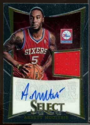 Arnett Moultrie JSY AU/399 Rookie Card 2012-13 Select #291  - Image 1 of 2