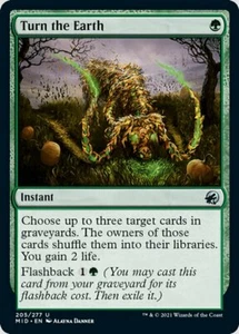4 TURN THE EARTH ~mtg NM-M Innistrad: Midnight Hunt Unc x4 - Picture 1 of 1