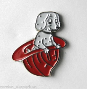 INSIGNIA PIN SOLAPA SOMBRERO FUEGO PERRO BOMBERO 1 PULGADA - Imagen 1 de 1