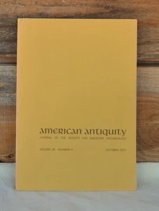 American Antiquity Journal of Society American Archaeology Vol 36 #4 Oct 1971 - Picture 1 of 11