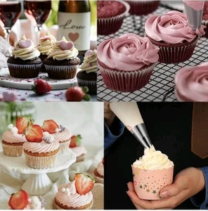 Tumtanm Professional Large Piping Icing Nozzles, 6pcs Boxes Stainless Steel - Picture 1 of 7