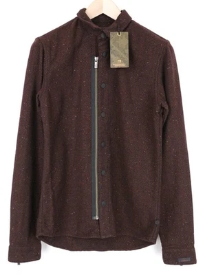 SCOTCH & SODA Men'S Overshirt S Brown Purple Wool Blend Pattern Shacket - Image 1 of 4