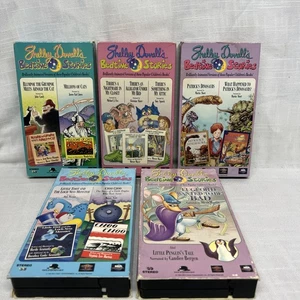 Shelley Duvall's Bedtime Stories 5 Lot VHS 1992 1993 Freeman Candy Martin Short - Picture 1 of 9