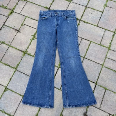 Vintage Levi’s 684 Bell Bottoms Orange Tab Made In USA 33” 646 70s 80s - Image 1 of 4