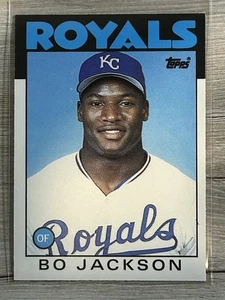 1986 Topps Traded #50T Bo Jackson XRC Kansas City Royals - Picture 1 of 2