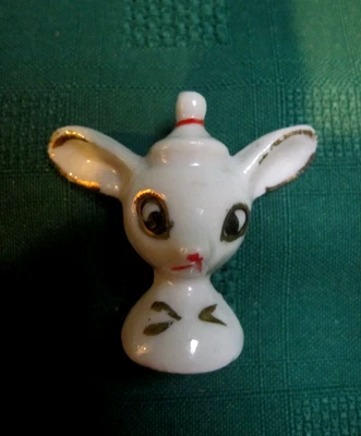 De colección Japón Holt Howard Navidad Pixie Minitura Adorno Ratón LEER Foto 1 de 4