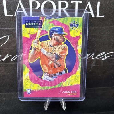 2022 Panini Diamond Kings - Rookies II Jose Siri #144 Artist Proof Blue (RC) - Image 1 of 2