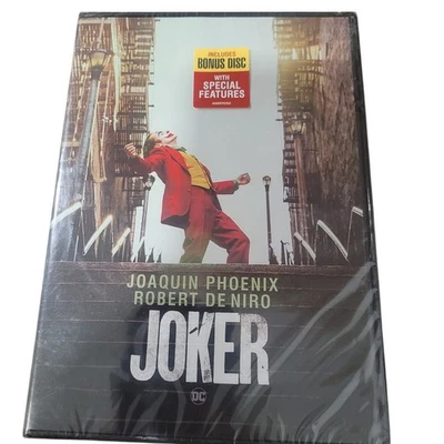 Joker DVD Widescreen Joaquin Phoenix Robert DeNiro DC Movie Bonus Disc Thriller  Foto 1 de 4