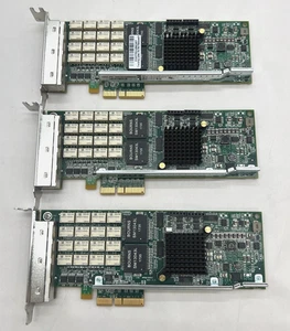 (3) KARTA SERWERA SIECIOWEGO SILLLCOM PE2G4BPI35LA-SD ETHERNET BYPASS NISKI PROFIL - Zdjęcie 1 z 4