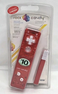 PDP Rock Candy Cherry Controller For Nintendo Wii & Wii U PDP Brand New Sealed  - Image 1 of 4