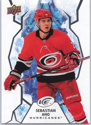 2021-22 Upper Deck Ice #71 Sebastian Aho - Image 1 of 2