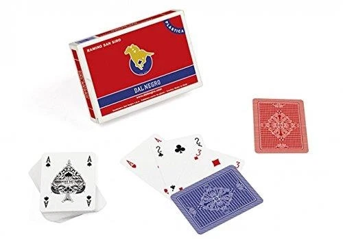 Carte Da Gioco - Dal Negro: Carte Da Gioco Ramino San Siro Plastica - Immagine 1 di 1