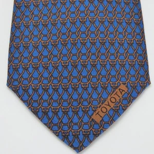 Corbata HERMES Azul Marino Seda Logo Vendedor de Japón N0127 13 Hecha en Francia - Imagen 1 de 8