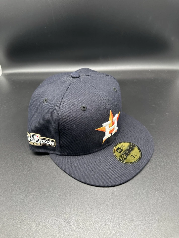 Parche lateral de postemporada New Era 59FIFTY de los Astros de Houston 2024 talla 7 1/4 Foto 1 de 4