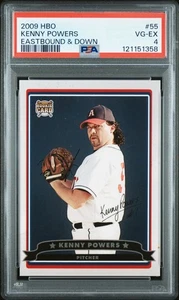 Carta Baseball 2009 HBO Eastbound & Down PROMO KENNY POWER PSA 4 #55 Atlanta - Foto 1 di 2