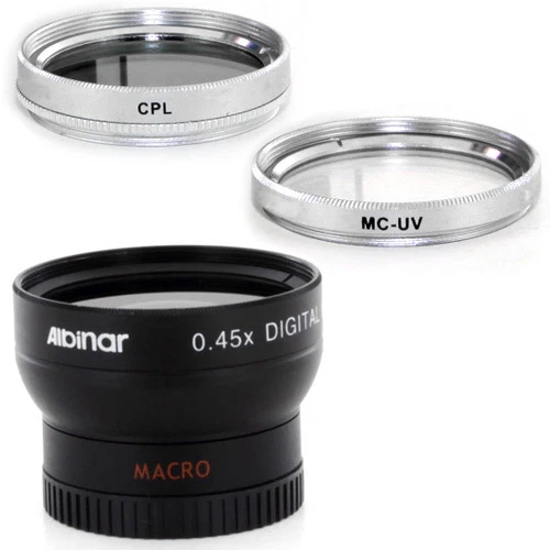 37mm Wide Angle Lens, CPL, MCUV Filters for Sony Handycam CCD TRV87E, TRV138,USA - Image 1 of 1