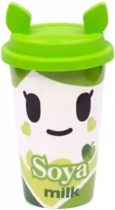 Daumen hoch Tokidoki Mandel Soja Reise weiß Kaffee und Tee Becher 275 ml - Bild 1 von 4