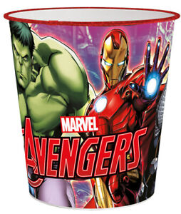 Avengers Kinder Papierkorb Mülleimer Kunststoff Abfalleimer Eimer Hulk Thor