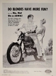 1967 Jawa CZ Original Motorcycle Print Ad - Picture 1 of 1