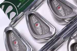 Ping Eye 2 Irons / 4-PW+SW+LW / Red Dot / Stiff Flex Ping ZZ Lite Steel Shafts - Picture 1 of 7