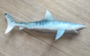 Giocattolo statuina squalo tigre vintage di Larami - 13,5" - plastica - Foto 1 di 8