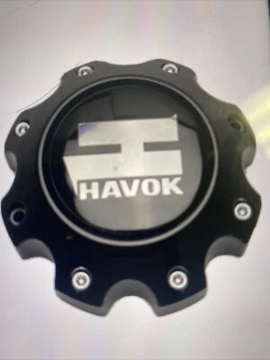 Tapa central de rueda HAVOK (CBH08-C1P) negro mate, con tornillos  Foto 1 de 2