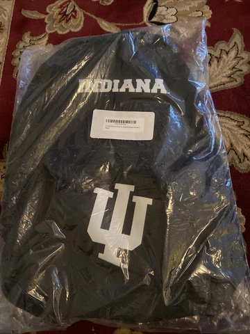 NCAA Indiana University Hoosiers Black Backpack Cover