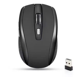Portable Wireless Mouse-Silent USB 2.4GHz Adjustable DPI Optical for PC Laptop - Picture 1 of 6