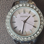Fossil Jesse Crystal Mother Of Pearl Es2189 Women's Watch Small Wrist