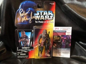 Figura de acción Chewbacca autografiada por Peter Mayhew con certificación JSA - Imagen 1 de 3