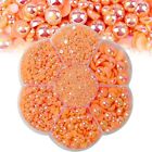 5600 PCS 7 Sizes Flatback Nail Pearls Flat Pearls for Crafts  Phone Decoration