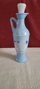VTG 1961 Jim Beam Plato Socrates Aristotle Grecian Pitcher Blue Glass Decanter - Picture 1 of 5