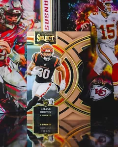 2023 Panini Select Premier Chase Brown #151 Bronze Prizm Die Cut /299 Rookie - Bild 1 von 2