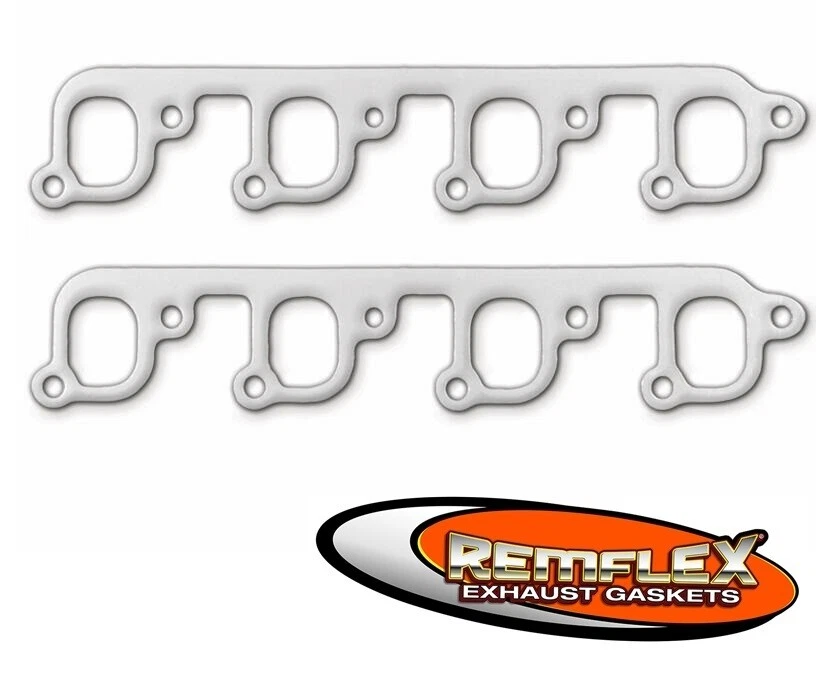 Junta de escape Remflex 3012 / grafito, cuadrada 1.938"x 1.5" para Ford 351M/400 Foto 1 de 1