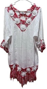 India Boutique Sundress - Nuovo, senza maniche copri frange taglia unica - Foto 1 di 3