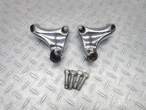 2004 04-06 Harley Davidson Sportster 1200 XL1200 OEM Rear Foot Peg Brackets - Picture 1 of 10