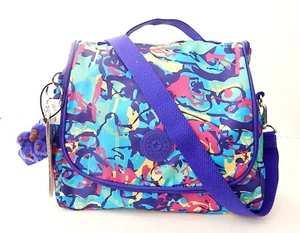 Nuevo con etiquetas Bolsa de Almuerzo Kipling Kichirou con Estampado de Mono Peludo - Imagen 1 de 12