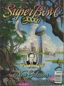 Super Bowl XXXI Program Green Bay Packers v New England Patriots Superdome, La. - Imagen 1 de 2