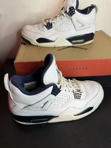 Size 8 - Jordan 4 Retro LS Legend Blue 2015 Men's Limited Rare MJ Air EUC (B8) - Picture 1 of 6