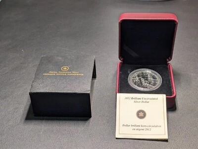 Dollaro Canadese 2012 d'Argento. Anniversario guerra del 1812 - Immagine 1 di 3