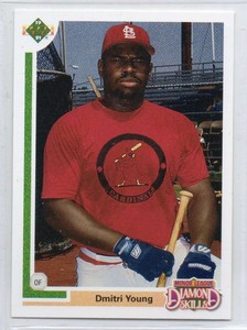 Dmitri Young 1991 Upper Deck Final Edition Rookie #7F Cardinals e {0312