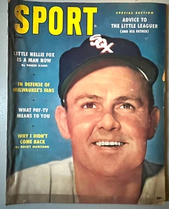 Sportmagazin April 1958 Nellie Fox Cover, Rocky Marciano, Maurice Richard - Bild 1 von 2