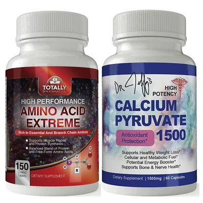 氨基酸肌肉生长膳食补充剂Pyruvate钙减肥药 — 第 1/4 张图片