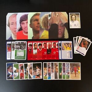 A Question of Sport Soccer HUGE 44 Card Lot Ronaldo George Best Moore Rooney +++