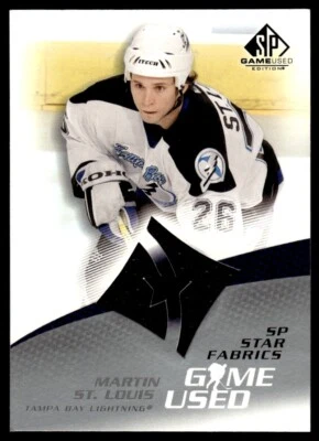 2004-05 SP Game Used Martin St. Louis GU Relic Lightning #96 *Noles2148* - Image 1 of 2